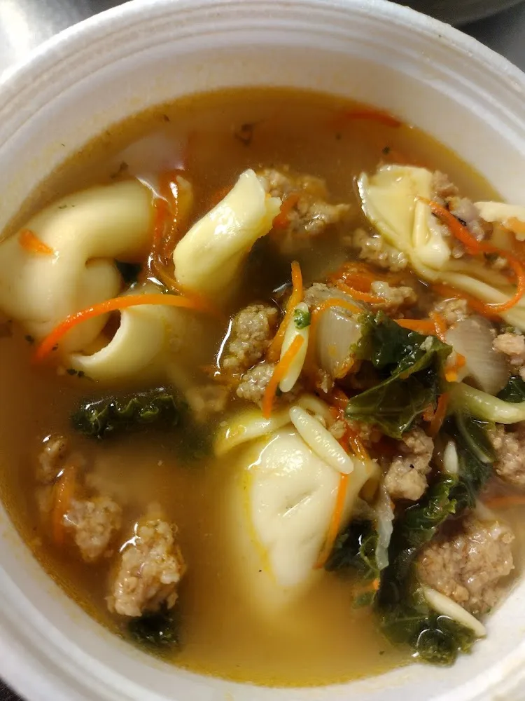 Italian Sausage with 3 Cheese Tortellini Soup